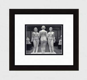 Erwin Blumenfeld Nude Sculpture II - Aristide Maillol 1930's photogravure