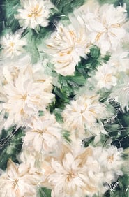 Kierra Maillette Original Painting Floral Abstract II 20 x 30 inches