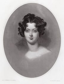 Sir Thomas Lawrence The Hon. Emma Jane Parnell (later Countess of Darnley) 1850 engraving