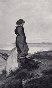 Alexandre Masson 1800s Antique Print A Retrospect Framed