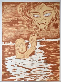 Dr. Lakra Original Color Lithograph Signed and Numbered Ltd. Ed. 50