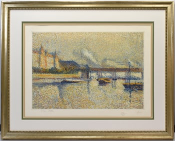 Maximilien Luce Jacques Villon London Etching Pointillism