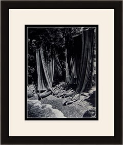 Gil Junks on Shore 1930's Antique photogravure