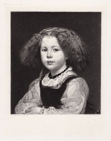 Carolus-Duran Rose de Mai 1879 etching