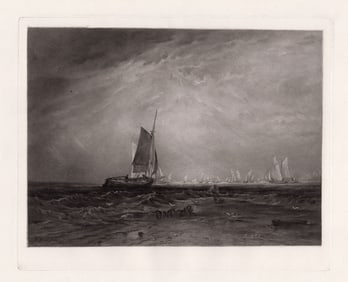 Joseph Mallord William Turner Blythe Sand 1885 engraving