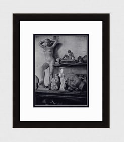 Brassai Aristide Maillol's studio 1930's photogravure