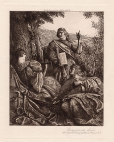 Sir Charles Holroyd Giorgione at Asolo 1902 etching