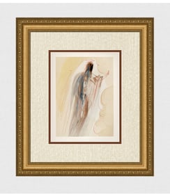 1960 Salvador Dali Creation Angels Woodcut