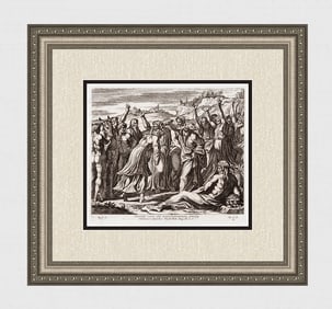 Raphael 1649 Engraving Vatican Solomon Anointed