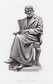 Joseph Edgar Boehm Thomas Carlyle 1878 engraving