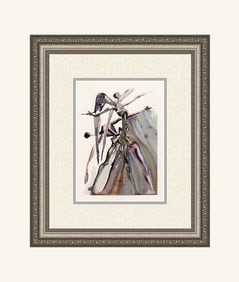 Dali 1960 Woodcut Signed Framed