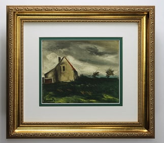 1958 Maurice de Vlaminck La Maison dans la Plaine lithograph signed
