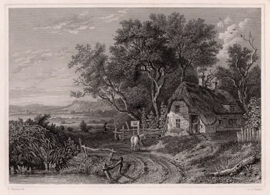 Patrick Nasmyth Country Public House 1834 engraving