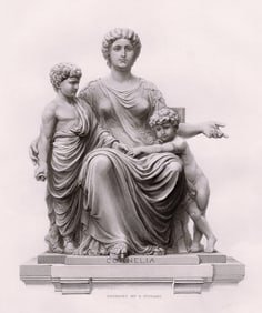 Mathurin Moreau Cornelia 1869 Engraving