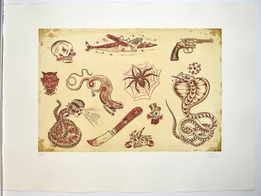 Dr. Lakra Original Color Lithograph Signed and Numbered Ltd. Ed. 50