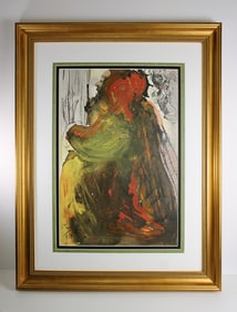 Dali 1967 Original David Grieves Biblia Sacra Framed Lithograph