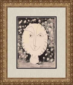 1949 Pablo Picasso Visage II Lithograph Framed