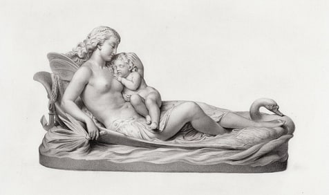 Charles Francis Fuller Peri and Child 1872 Engraving