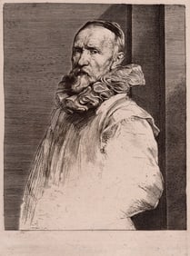 Anthony van Dyck Jan de Wael 1886 etching
