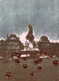 Pol Bury Statue Of Liberty 1971 lithograph