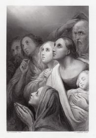 Ary Scheffer Adoration 1879 engraving