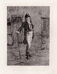Sir William Quiller Orchardson Revolutionist 1881 etching