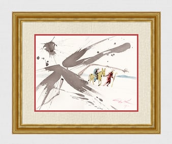 Salvador Dali Hosea 11:1 Biblia Sacra Authentic Lithograph Framed