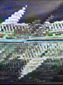 Arthur Kinslow Orginal Painting Capital 30 x 40