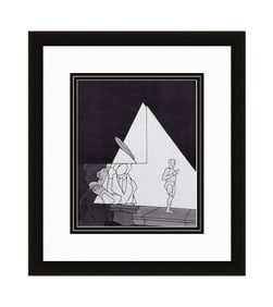 Valerio Adami Triangolo (Triangle) 1975 Print