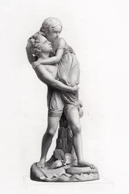 William Calder 1800s Marshall Engraving "Paul and Virginia" FRAMED