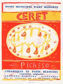 Pablo Picasso 1959 lithograph signed