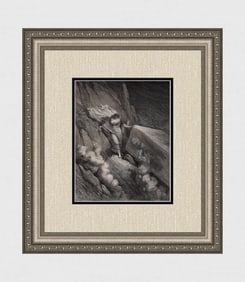 Gustave Dore The Seventh Cirlce Enferno c. 1880 Wood Engraving