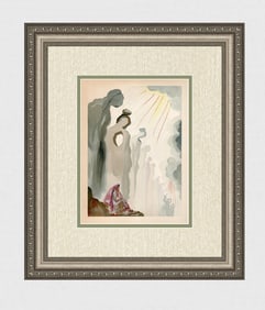 1960 Salvador Dali Second Terrace Authentic Woodcut