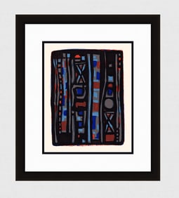 1958 Alfred Mannesier Les Cantiques Spirituels Lithograph Ecstasy