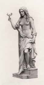 1800s Giovanni Giuseppe Fontana Engraving The Sleepwalker FRAMED