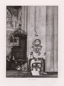 1893 John Henry Lorimer In Christ Church Cathedral signed