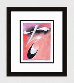 Mathis Original Gouache Language Simplified Framed Swiss