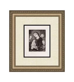 Filippo Lippi Virgin and Child 1881 print
