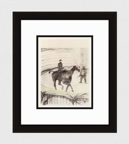 Toulouse Lautrec Color Lithograph Circus Ltd ed