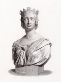 Joseph Durham Her Majesty the Queen 1857 engraving