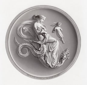 John Graham Lough Night's Swift Dragons cut the Clouds Full Fast 1870 engraving