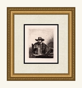 1800s REMBRANDT B271 Cornelis Claesz Anslo, Minister DURAND