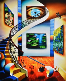 Ferjo Limited edition Giclee on Canvas Eye of a Master Signed Numbered