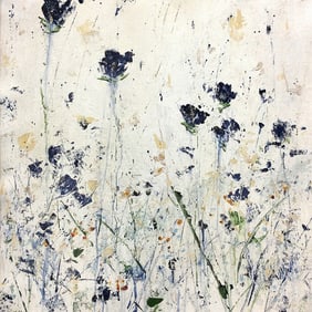 Jodi Maas Original Painting Daring Observer 24 x 24 inches