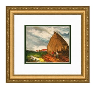 Maurice de Vlaminck La Meule 1958 Lithograph Signed