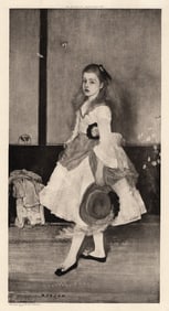 James Whistler Antique Print Miss Cicely Alexander Signed Framed