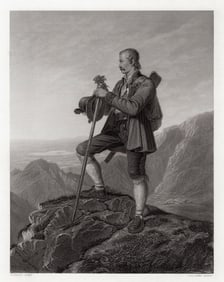Philipp von Foltz The Jäger (The Hunter) 1857 engraving