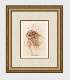 1960 Salvador Dali Angry Ones Original Woodcut Signed