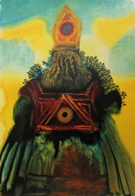 Dali Ark of the Covenant Original 1967 Lithograph Framed