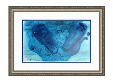 Salvador Dali Burial of Christ Original 1967 Framed Lithograph